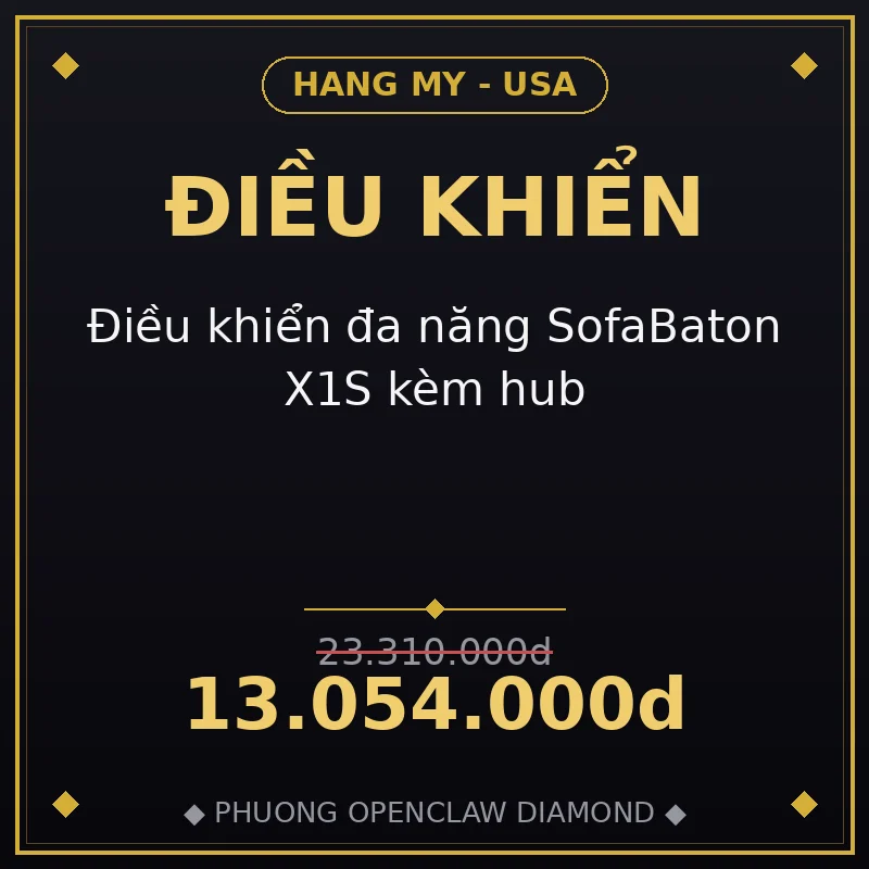 Điều khiển đa năng SofaBaton X1S kèm hub