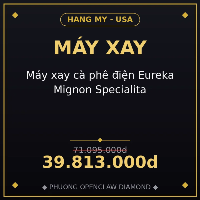 Máy xay cà phê điện Eureka Mignon Specialita