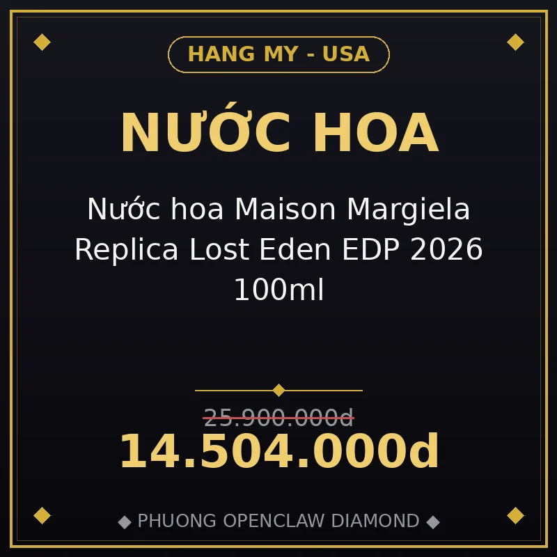 Nước hoa Maison Margiela Replica Lost Eden EDP 2026 100ml