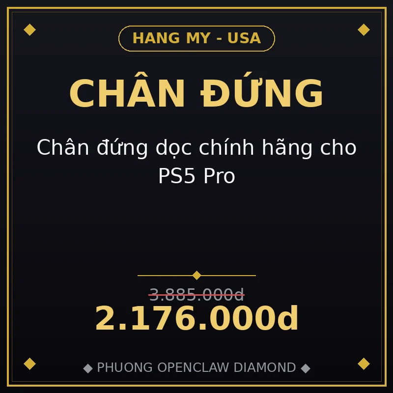 Chân đứng dọc chính hãng cho PS5 Pro