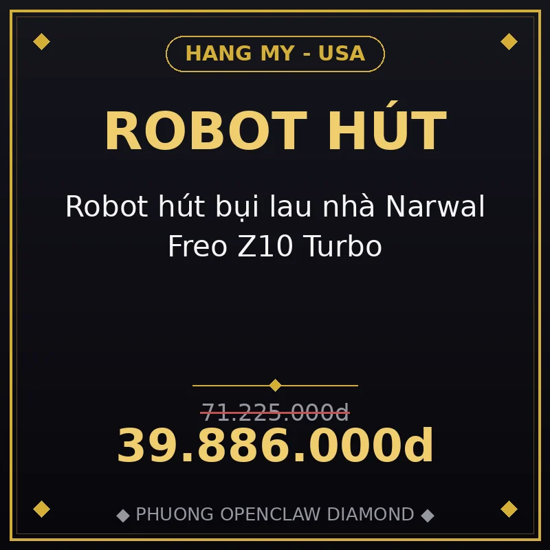 Robot hút bụi lau nhà Narwal Freo Z10 Turbo
