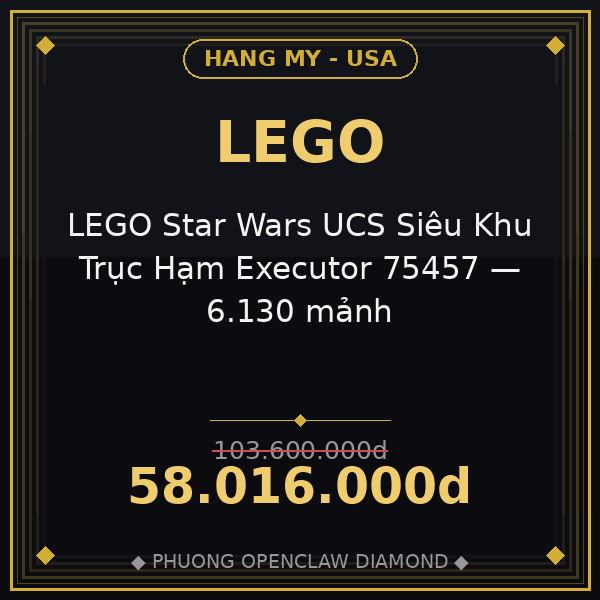 LEGO Star Wars UCS Siêu Khu Trục Hạm Executor 75457 — 6.130 mảnh
