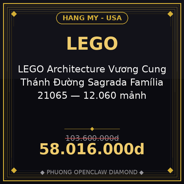 LEGO Architecture Vương Cung Thánh Đường Sagrada Família 21065 — 12.060 mảnh